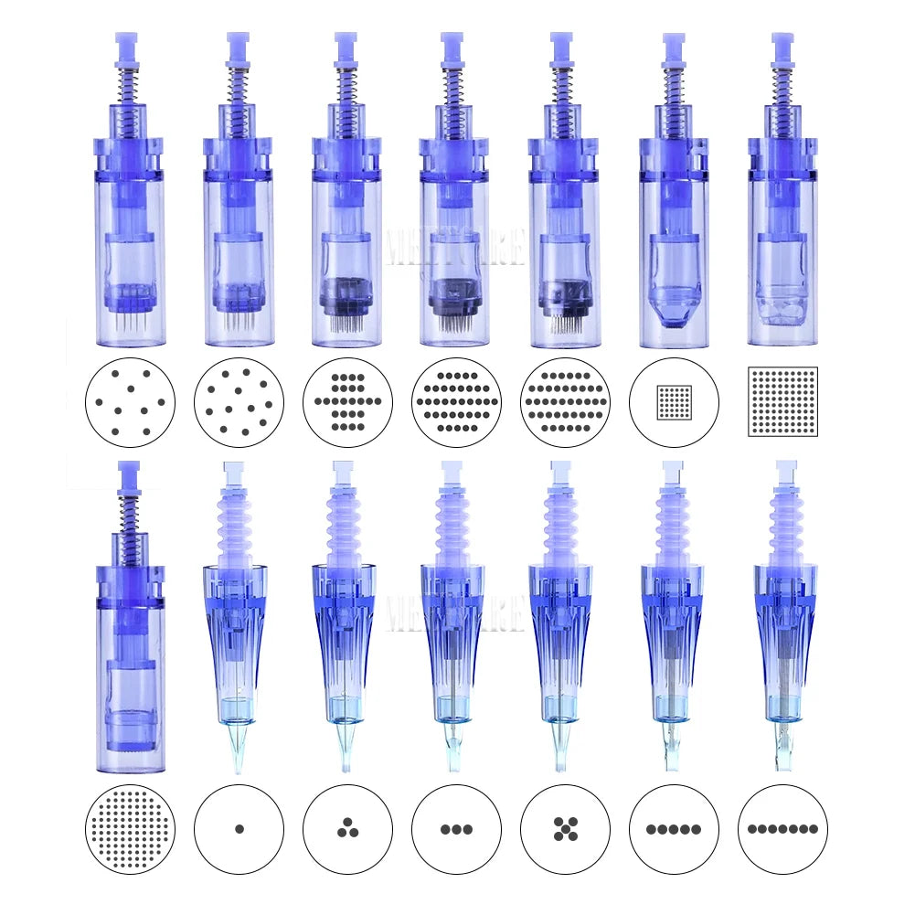 50/100 Pcs Cartridges Bayonet For A1 Dr Pen Needles Microneedling Beauty Skin Care Tool for 9/12/24/36/42/Round Nano 3D 5D Tips