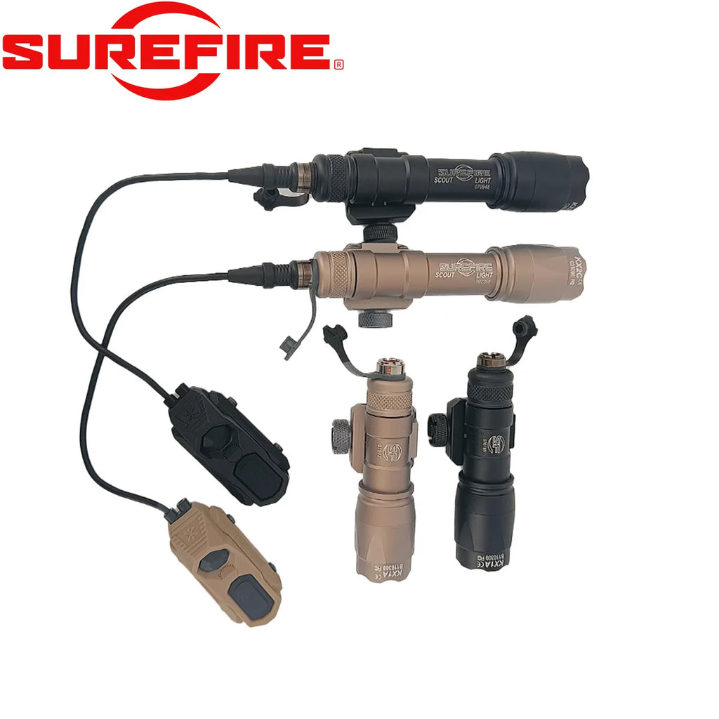 Surefire M300C M600C Tactical Airsoft Scout Light Rifle Gun AR15 Flashlight With UNITY AXON Dual Function Remote Pressure Switch