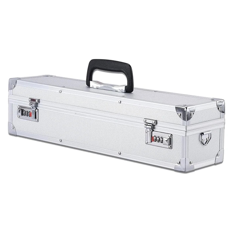 Multi-functional Kitchen Cooking Chef Knife Storage Case Knives Holder Aluminum Combination Lock Tools Case Knife Organizer