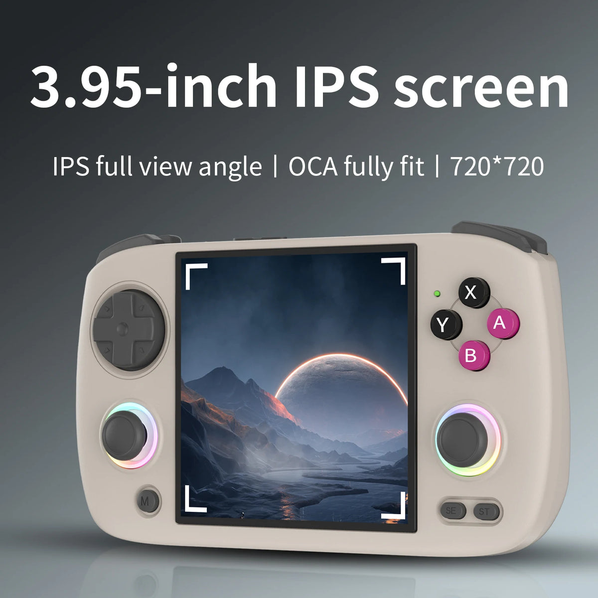 Anbernic RG CubeXX Handheld Game Console 3.95" IPS Screen Linux64-bit Retro Gaming Console Supports HD-Connection WiliWili Ebook