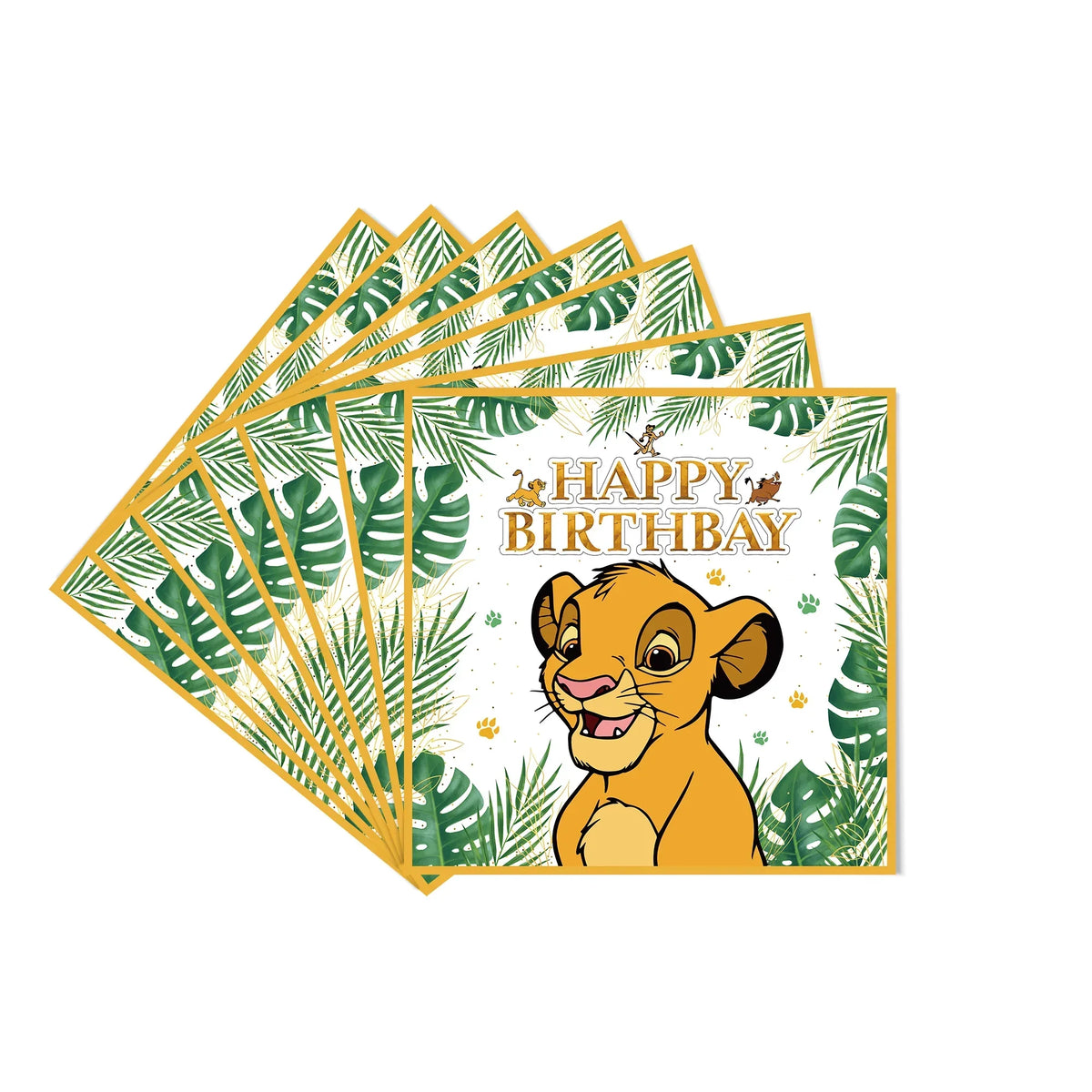 Simba Lion King Birthday Party Decorations Disposable Tableware Balloon Tablecloth Napkin Cup Cake Topper for Kids Baby Shower