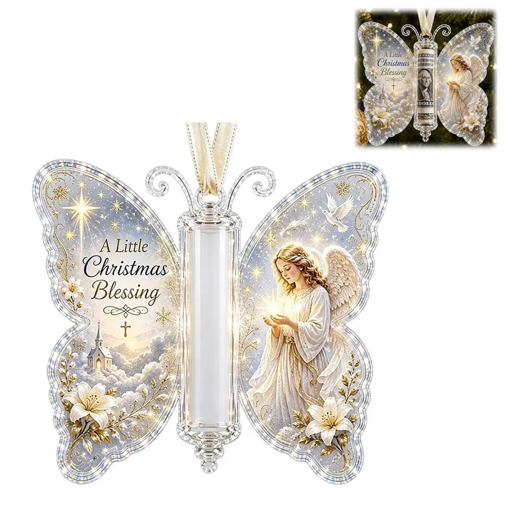 Christmas Hanging Decoration Hanging Christmas Cash Gift Ornament Acrylic Christmas Ornament Acrylic Holiday Party Decoration