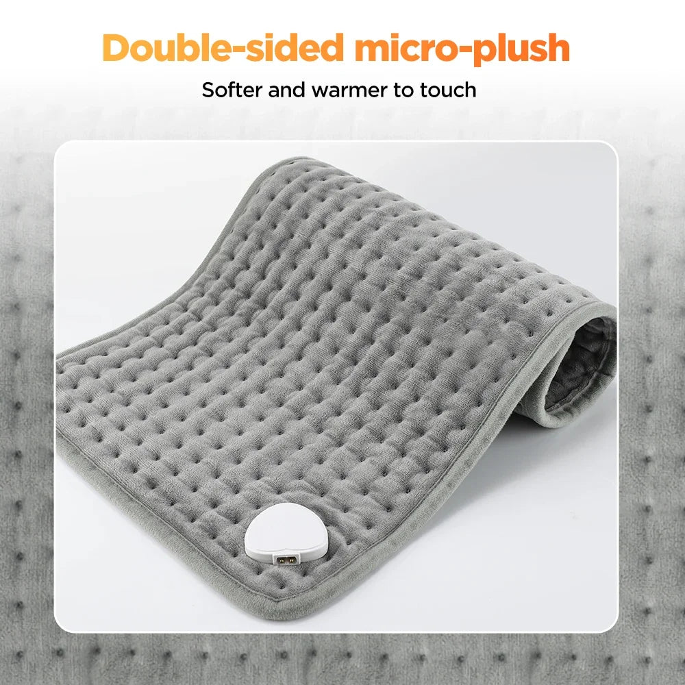 60x30CM Electric Heating Pad for Back and Leg 10 Heat Levels Temperature Control Hot Compress Fast Heating Mat Pet Warming Mat
