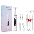 5 LED Light Ultrasonic Tooth Cleaner 9 Levels Dental Scaler Calculus Remover Plaque Stain Tartar Removal Teeth Cleaning Tools