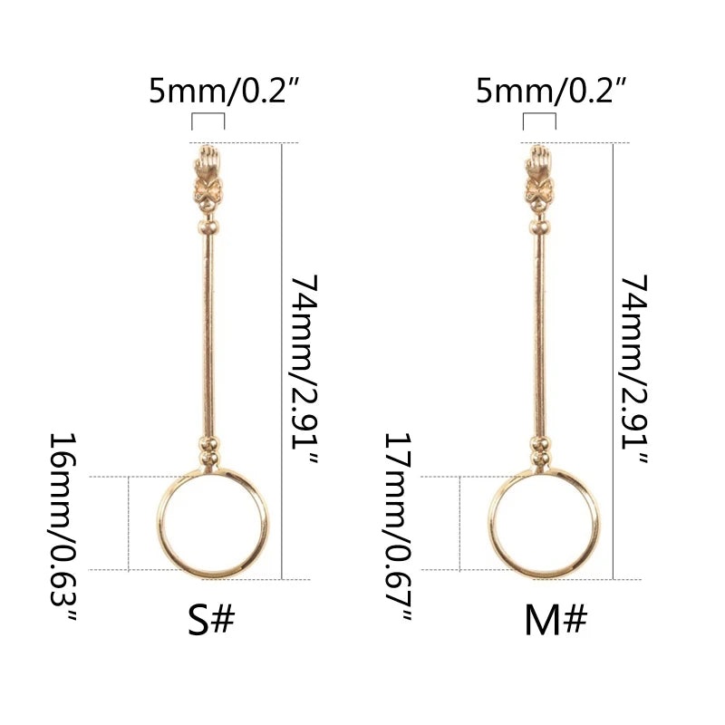 Metal Cigarette Hand Holder Vintage Finger Ring for Women and Men Adjustable Cigarette Clip Smoking Holder