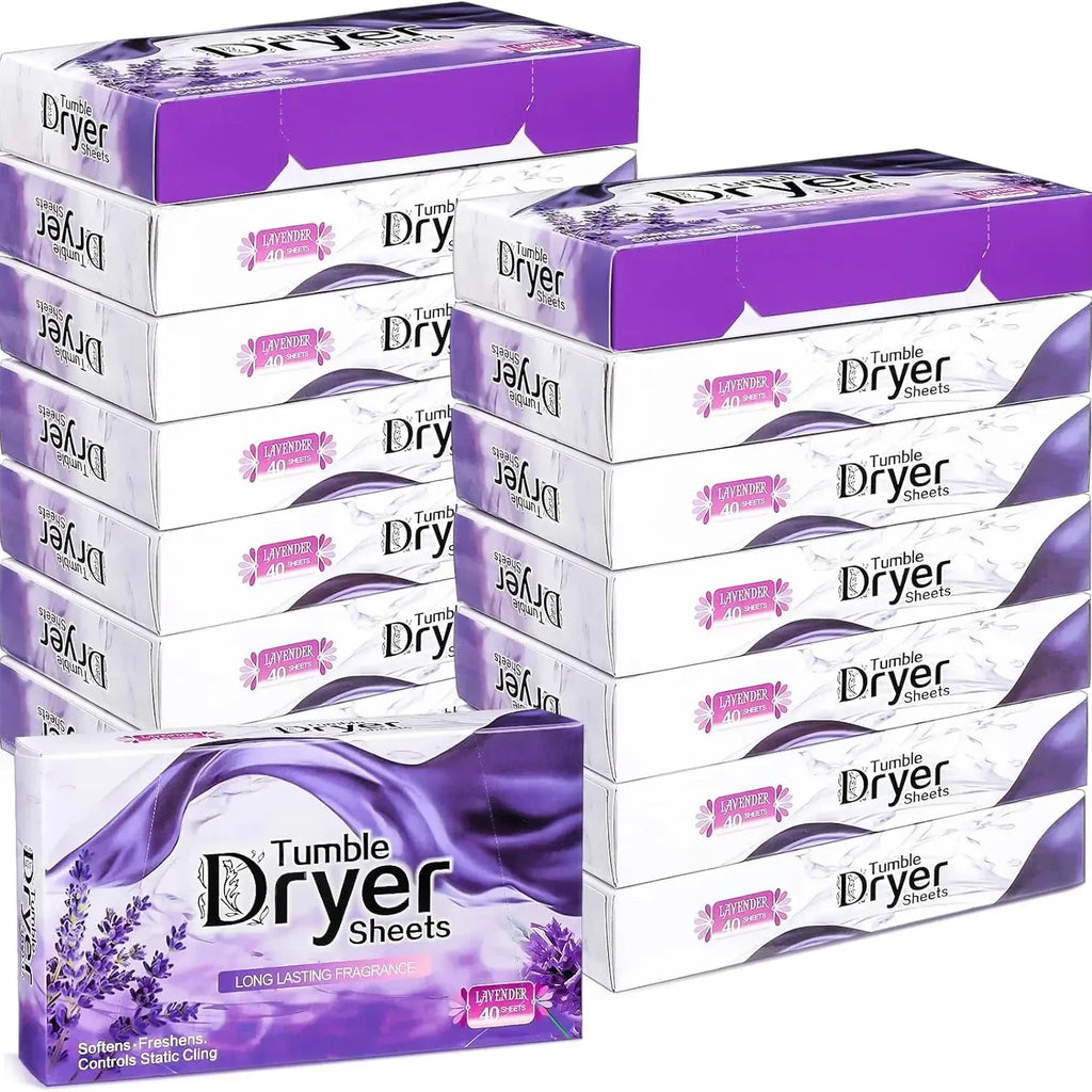Dryer Sheets Bulk,Natural Plant Fabric Softener Anti Static Wrinkle Release Fresh Scent Laundry Sheets for Tumble Dryer Home Use
