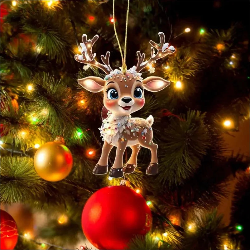 Christmas Decoration Deer Xmas Tree Elk Ornament Home Decor Reindeer Merry Christmas Gift Natal Navidad Noel New Year