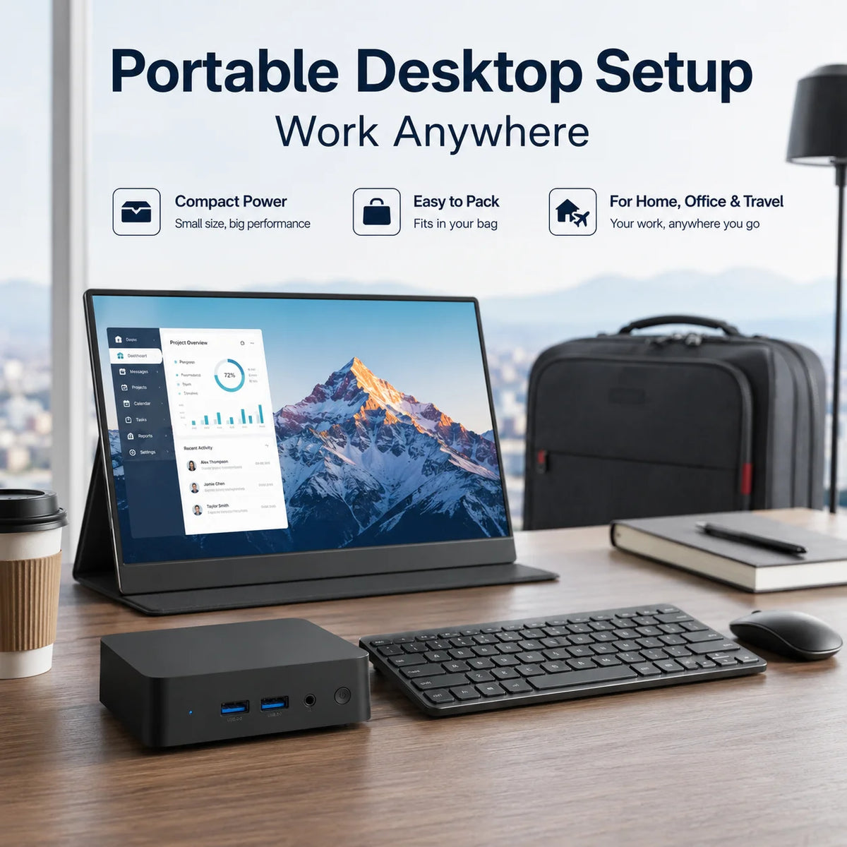 Mini PC Windows 11 Intel Core I9 10980HK 16GB RAM 1TB SSD Windows 11 WiFi Office Business