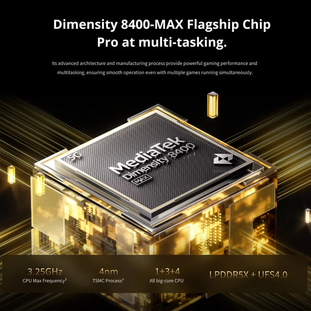 Global Version realme GT 7T 5G AI Smartphone Mediatek Dimensity 8400 Max 6.8" AMOLED Display 7000 mAh Battery 120W Charging