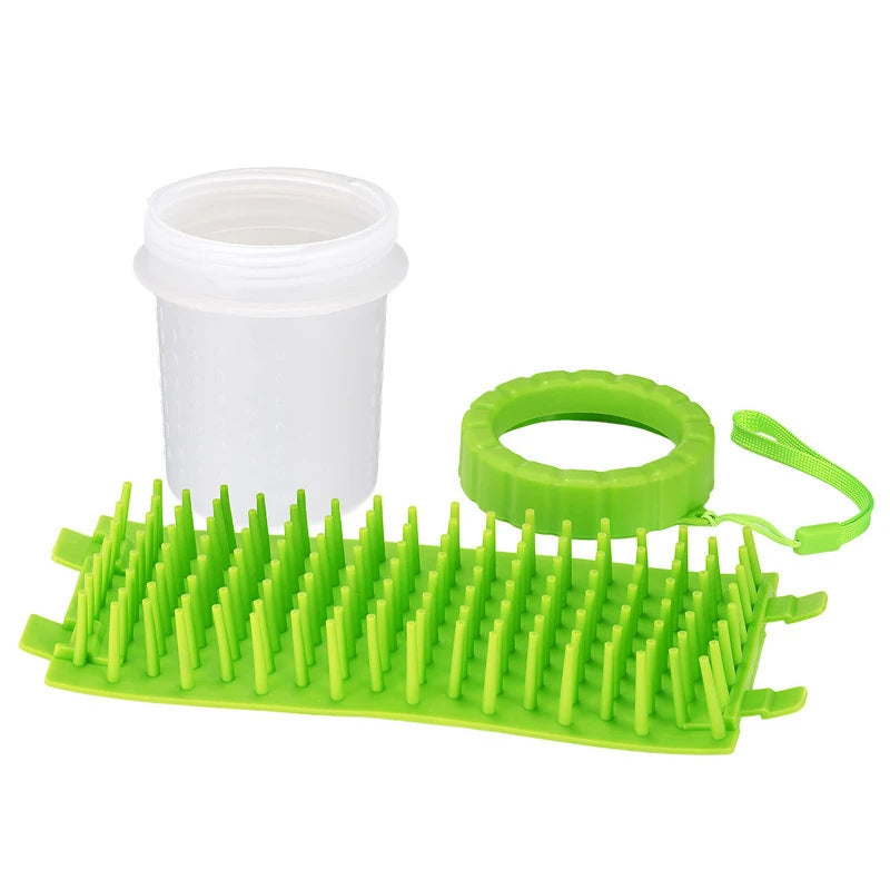 Portable Pet Paw Washer – Automatic Dog and Cat Foot Cleaning Cup – Easy Scrub Pet Paw Cleaner for Dogs and Puppies