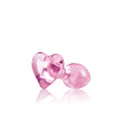 Small Pink Glass Butt Plug Crystal Huge Ball Anal Beads Fake Penis Heart Rose Glass Anus Dildo Set Adult Masturbation Toy