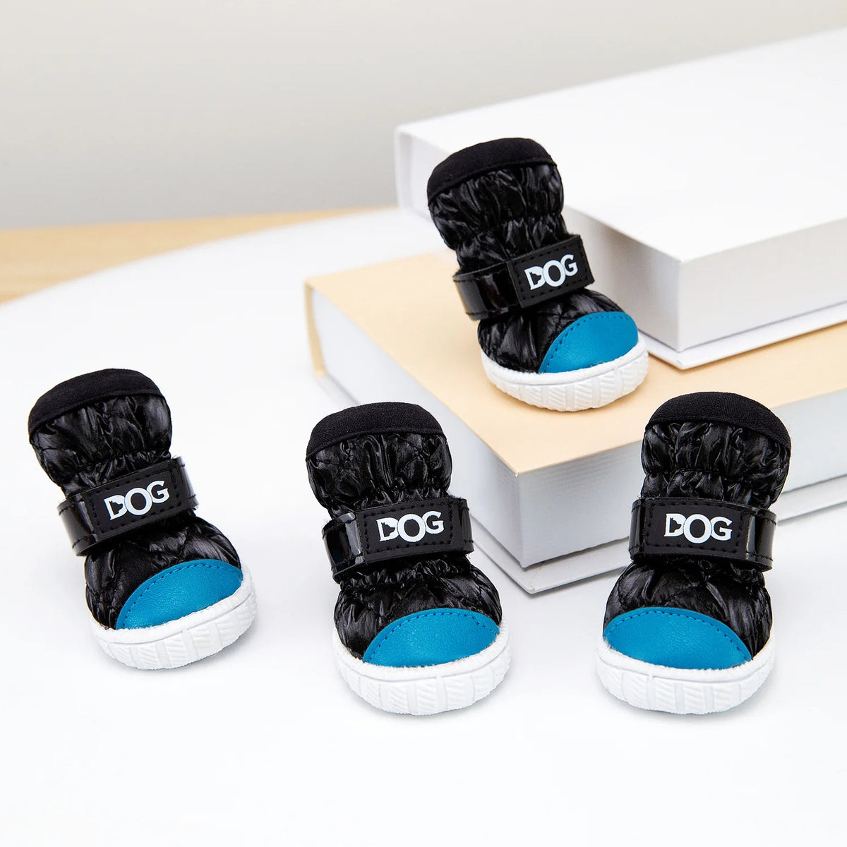 Winter Pet Dog Shoes for Small Dogs Waterproof Warm Dog Snow Boots Anti-slip Teddy Chihuahua Footwear