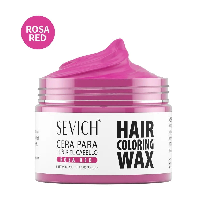 13 Colors Halloween Hair Colour Wax 50g/120g DIY Temporary Dye Hair Mud Wax Hair Colour Cream For Daily Party Cosplay Men&Women