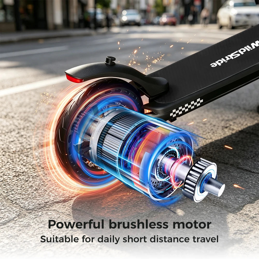Wildstride WI2 Electric Scooter 36V 7.8Ah 350W Motor 25KM Long Range 8.5Inch Solid Tires Foldable Smart APP EScooter