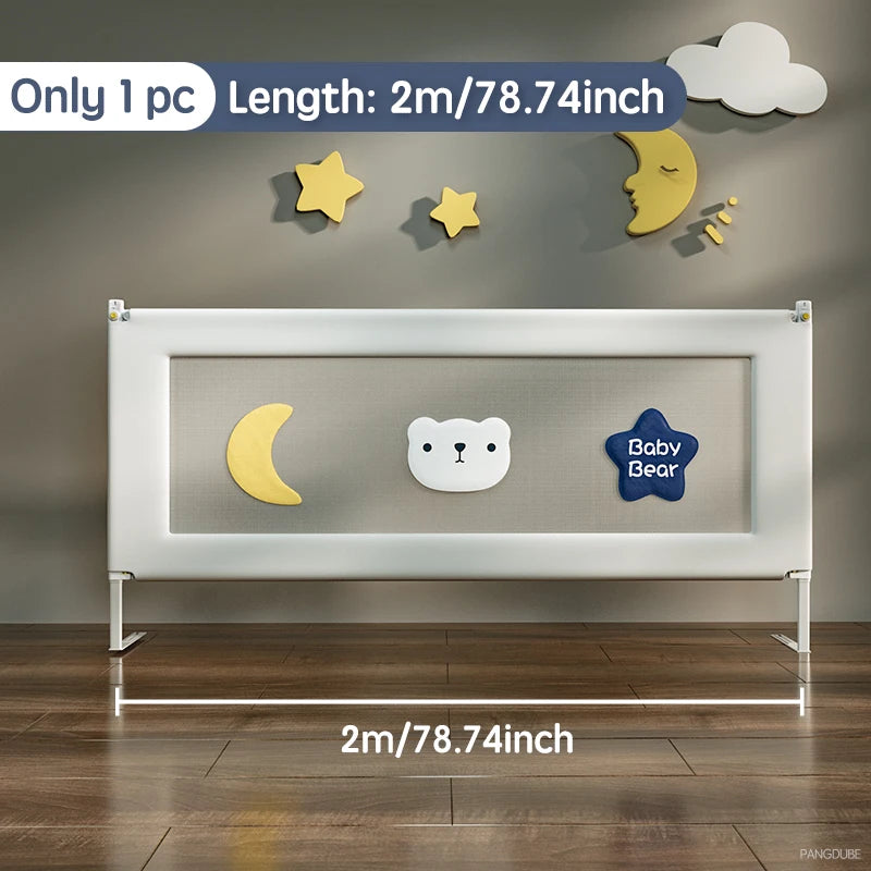 PANGDUBE 1pc Bed Rail Guard for Kids Fall Out Protection Handrail Bed Safety Baby Safety Bed Barrier for Parents Bed