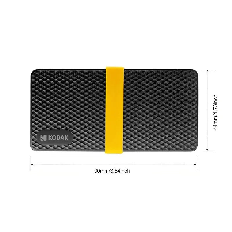 Kodak X200 Portable SSD 2TB 1TB 512GB 256GB USB 3.1 Type C External Solid State Drive for PS4 Laptop MacBook PC