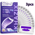 Teeth Whitening Strips Kit 2/3/7PCS, Gentle Purple Whitening Strips for Enamel Care and Brighter Looking Teeth.
