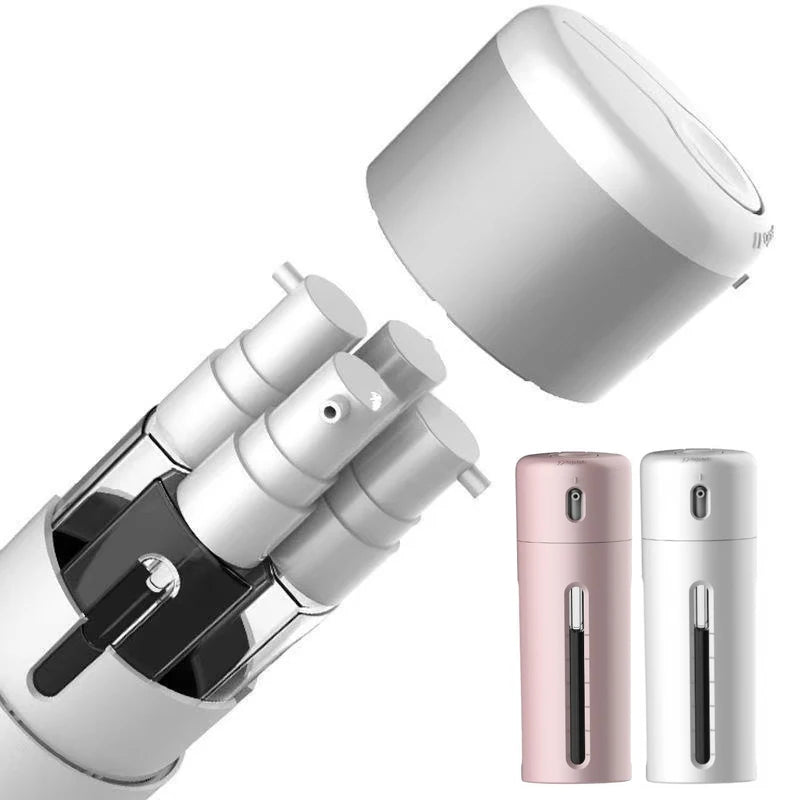 4 In 1 Travel Liquid Dispenser Split Bottle Shampoo Lotion Shower Gel Soap Bottle Empty Sub-bottle Press Container Bottles