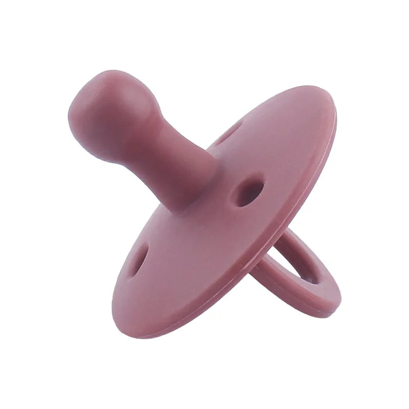 Baby Silicone Pacifier Soft BPA Free Soother Infant Dummy Nipple Newborn Baby Teether Toy Teething Nursing Pacifier Chain Pendan