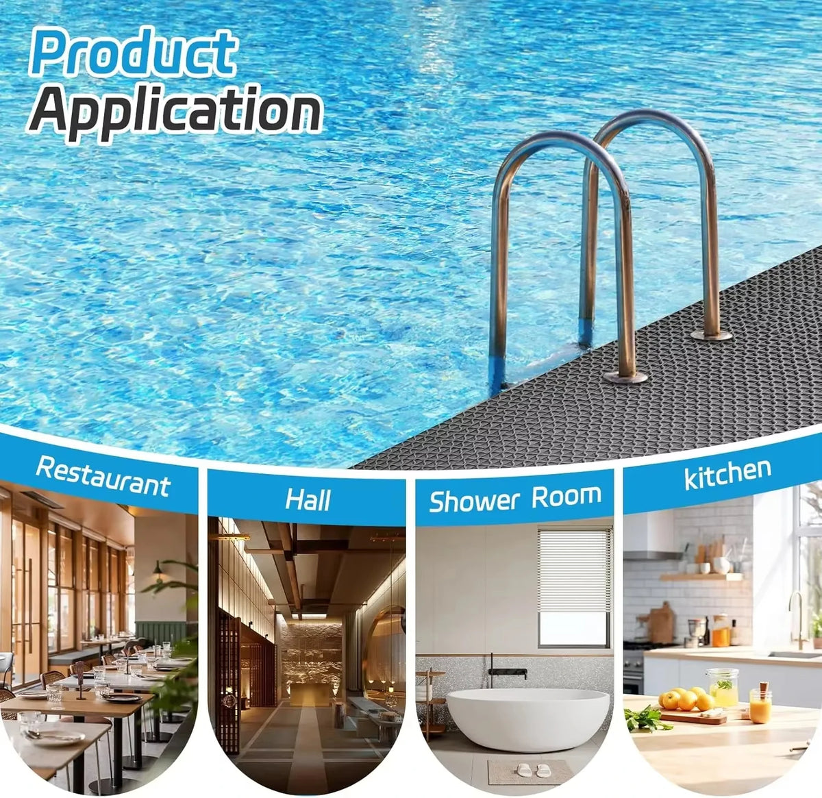Bathroom Anti-Slip Mat, Plastic Mesh Mat, Swimming Pool Perforated Floor Mat, Kitchen Plastic Anti-Slip Mat, Toilet Floor Mat,
