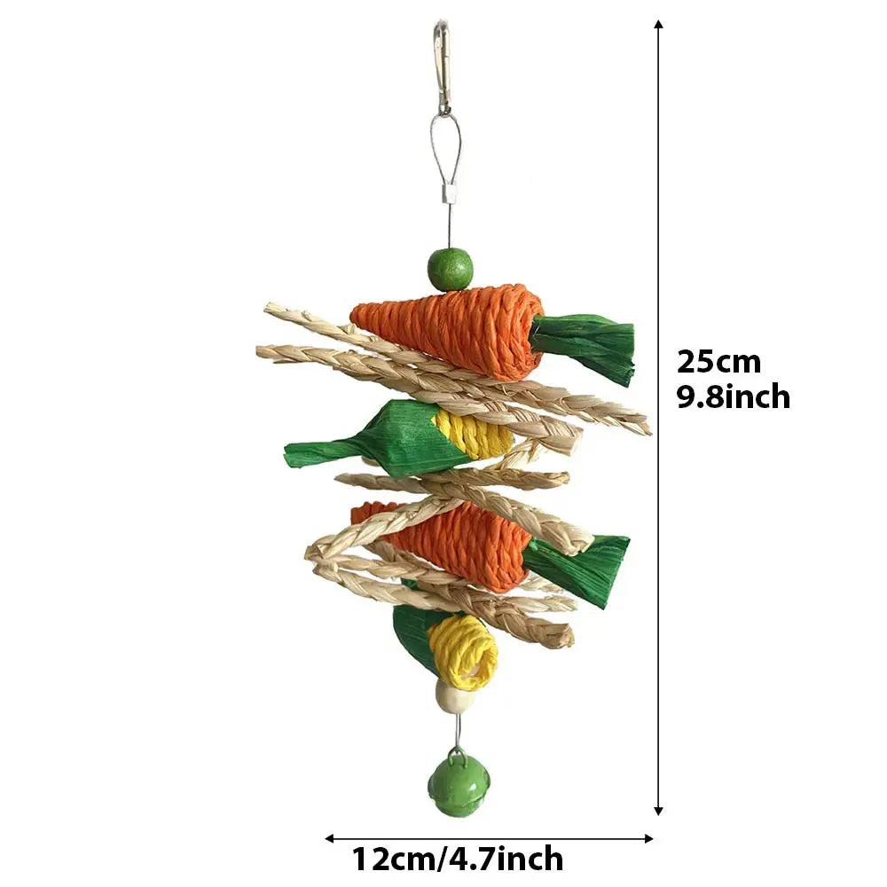 Small Animal Chew Toys for Rabbits, Hamsters, Guinea Pigs, and Chinchillas, Tooth Cleaning Molar Grinding Toys, Pet Supplies