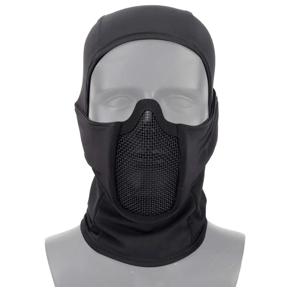 MILITARY Tactical Balaclava Mask Mouth Protection Half Face Mask Breathable Mesh Airsoft Headgear Low Profile Hunting Accessories