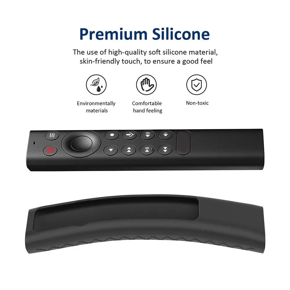 Protective Case Remote Control Case Silicone Shockproof TV Remote Cover Plain Color for NVIDIA Shield TVPro/4K HDR