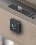 Smart Biometric Cabinet Lock Black Keyless Fingerprint Locks Anti-theft Door Lock Hidden File Drawer Wardrobe Hardware