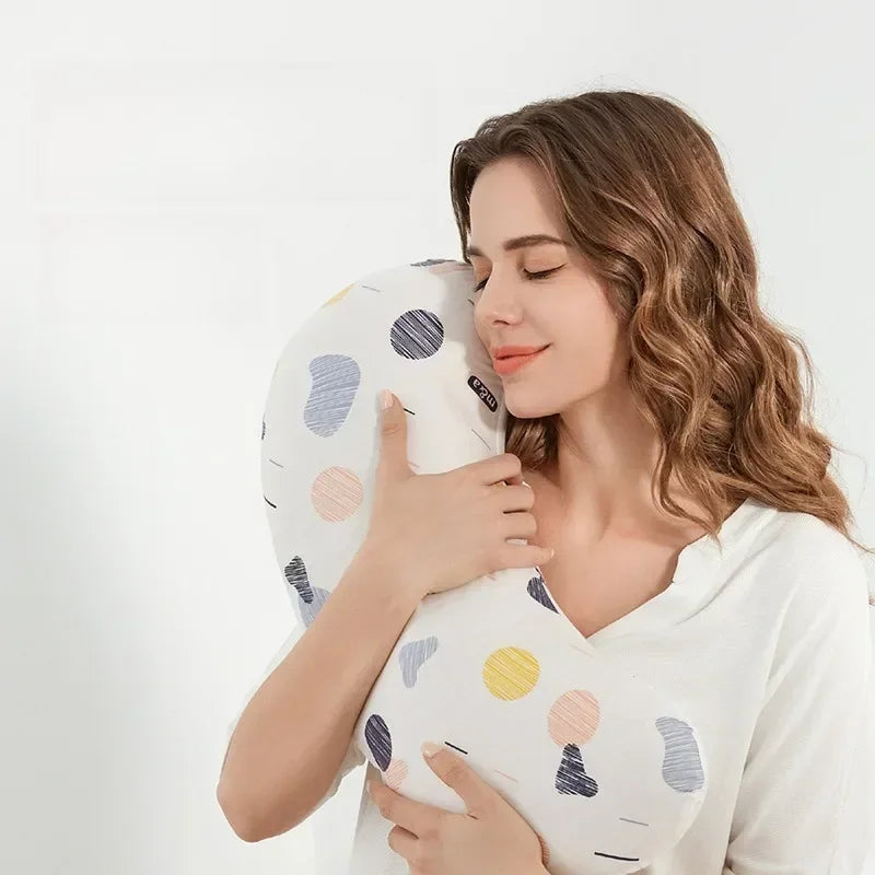 Multi Functional Detachable Breastfeeding Pillow for Pregnant Women shaped Waist Protection Side Pillow Support Abdominal Pillow