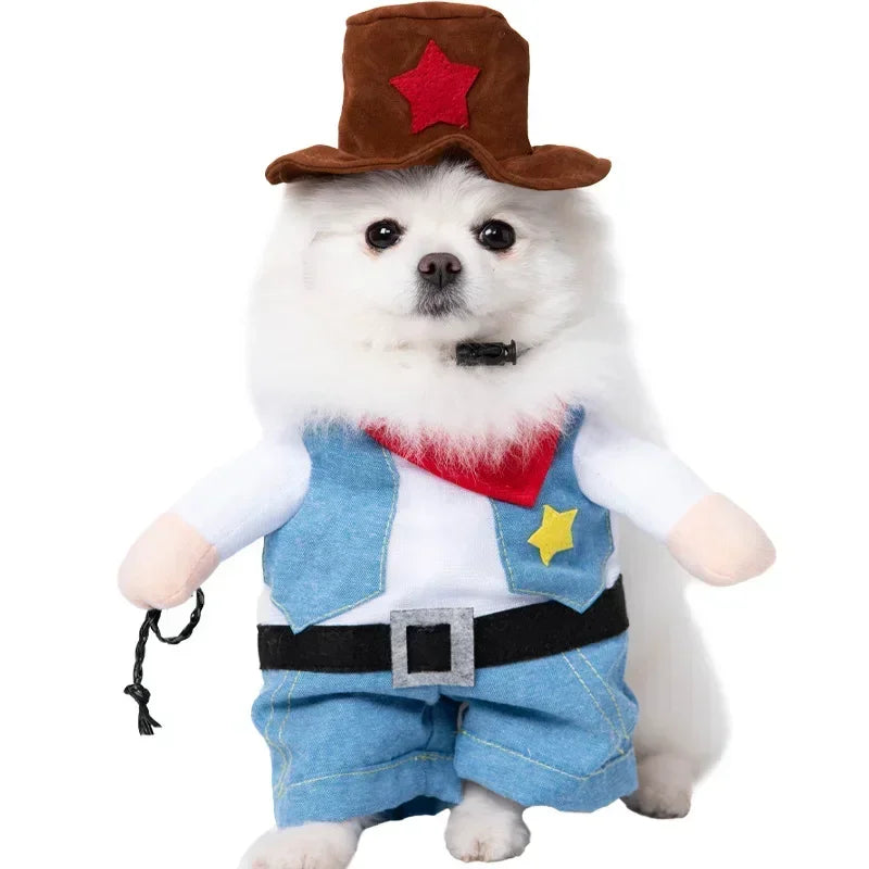 Halloween Funny Dog Clothes Small Medium Large Dogs Cat Cosplay Pets Dress Up Puppy Pullover Chihuahua Costume Party Pet Outfits