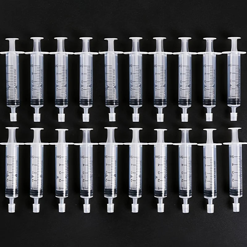 10/20pcs 5ml Syringe Plastic Perfume Dispenser Tool Refills Cosmetics for Quantitative Distribution of Refillable Bottles