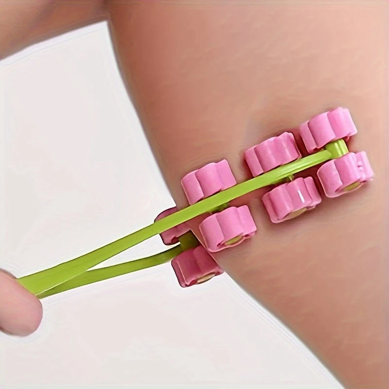 A Facial Massager, Facial Massage, Flower Shaped Massage Roller, V-Face Tightening and Lifting, Beauty Tool