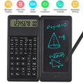 Portable Calculator 6.5 Inch LCD Screen Writing Tablet Folding Scientific Calculator Tablet Digital Drawing Pad With Stylus Pen