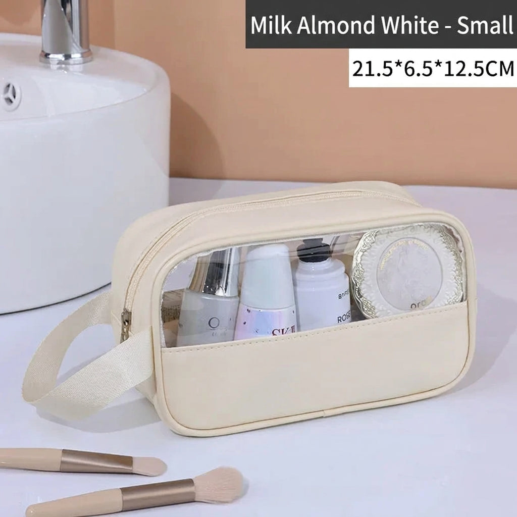 Portable Travel cosmetic bag Women Transparent Makeup Bag Large-Capacity Bath Wash Bags Multifunction Waterproof Storage Case