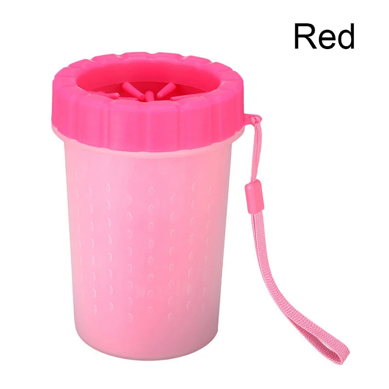 Portable Pet Paw Washer – Automatic Dog and Cat Foot Cleaning Cup – Easy Scrub Pet Paw Cleaner for Dogs and Puppies